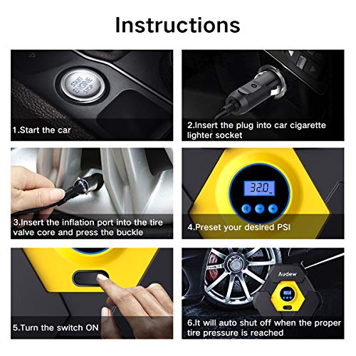 4 Audew+Portable+Compressor+Inflator+Inflatables