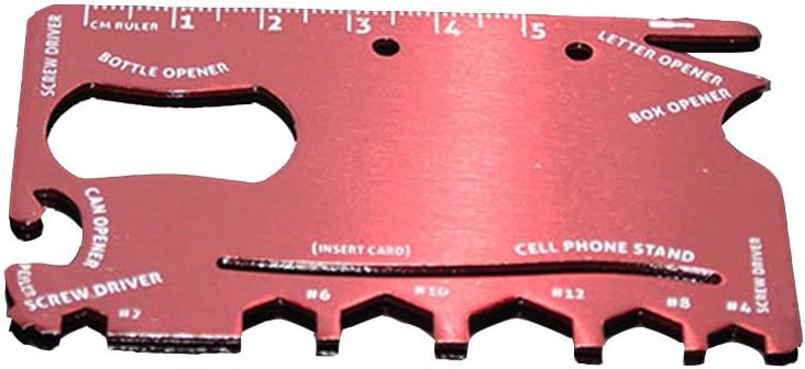 Mhhpek Can Opener Stainless Steel Manual Side Cut Manual Can Opener Fashionable Red