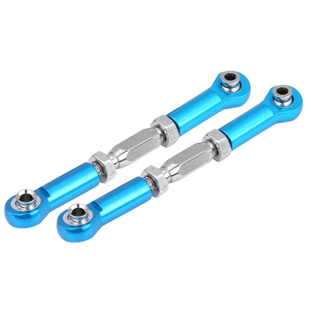 VGEBY Steering Linkage, RC Steering Rod CNC Machined Servo Link Pull Rod for RC Car Upgrade Parts(Blue) Model Toy