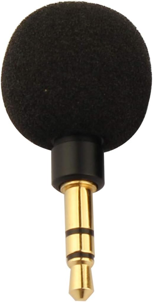 Futheda 3.5mm Mini Stereo Directional Microphone Mic Compatible with Mobile Phone Pad PC Laptop Studio Video Recording Noise Cancelling Small Mic Plug and Play - Image 3