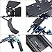 Movie Video Making Rig Set System Kit (1) Shoulder Mount+(1) 15mm Rail Rod System+(1) Matte Box Compatible with Camcorder DSLR Camera Such as Canon Nikon Sony Pentax Fujifilm Panasonic