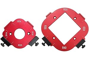 Round Corner Radius Templates Woodworking Routing Router Templates Radius Jig Wooden Board Arc Cutting Auxiliary Tool Aluminu