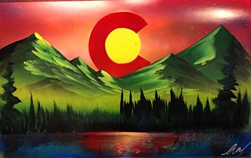 Colorado Nature- Spray Paint Art