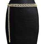NYfashion101 Trendy Belly Chain Belt w/ Multi Link Chains & Infinity Loops IBT1001