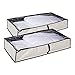 DII Breathable, Under the Bed or Closet Soft Storage Bag with Clear Viewing Window & Zipper Closure for Clothing, Linens, & Shoes (Chest Size - 40 x 18 x 6