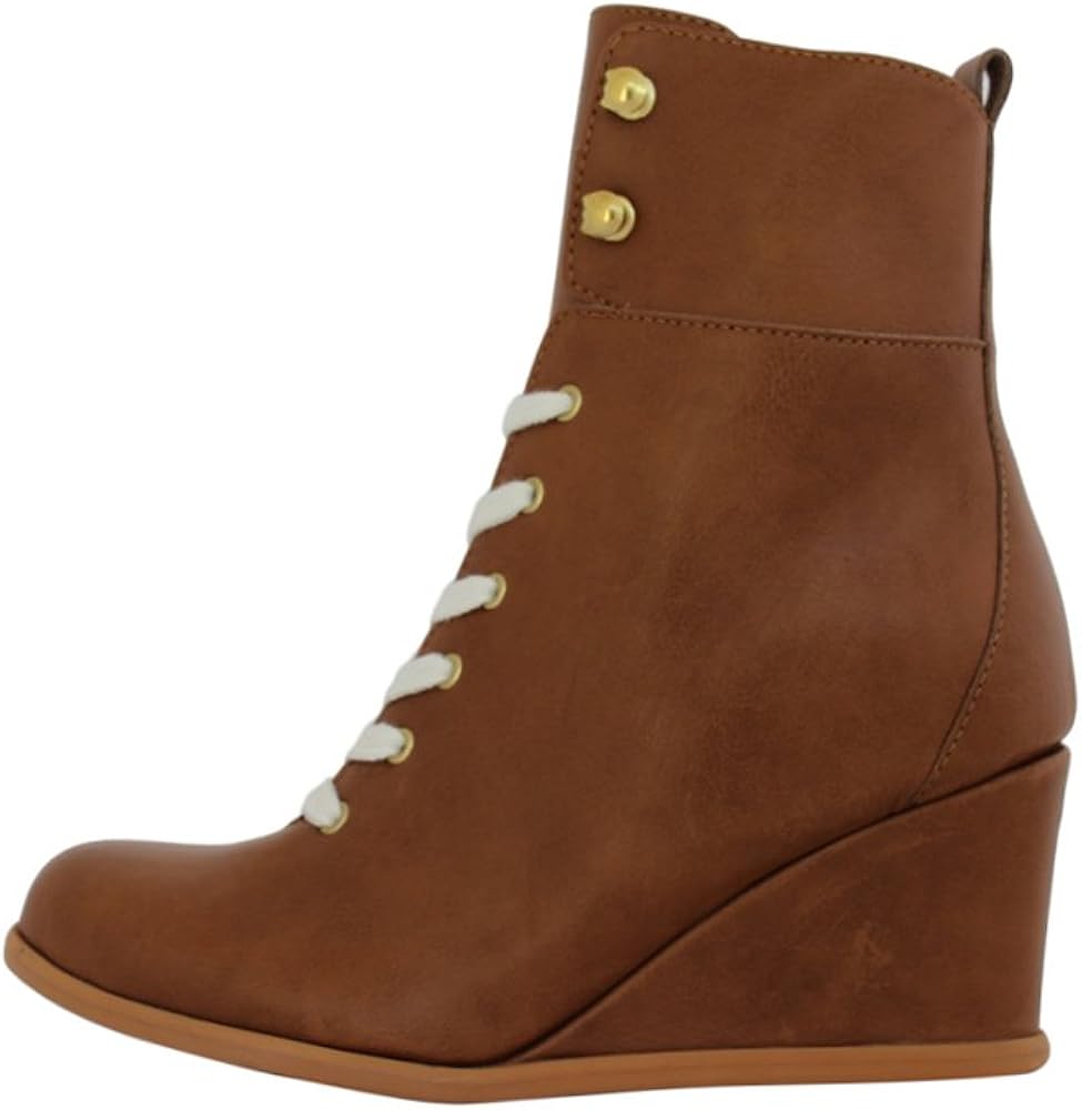 vegan wedge boots