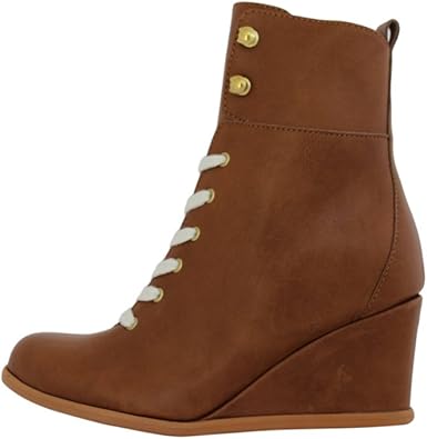 vegan wedge boots