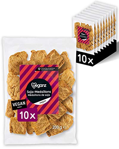 Veganz-Soja-Medaillons-wuerzig-und-vegan-mit-Protein-als-Fleischersatz-zum-Kochen-vegetarisches-BBQ-und-fuer-Salat-oder-Pfannengerichte-10x-200-GR Veganz-Soja-Medaillons-wuerzig-und-vegan-mit-Protein-als-Fleischersatz-zum-Kochen-vegetarisches-BBQ-und-fuer-Salat-oder-Pfannengerichte-10x-200-GR
