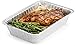 Propack 10 Pack - 2 1/4 lb. Combo Baking Pan, Oblong, Aluminum, Silver