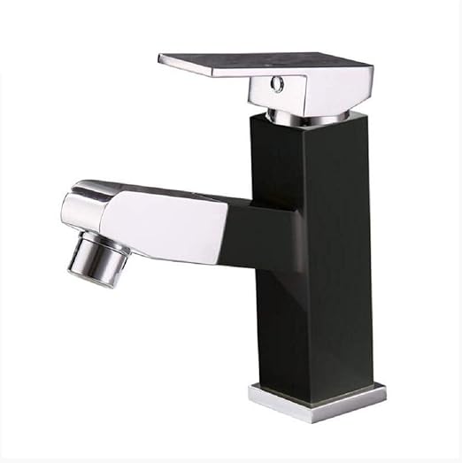 Grifos De Ducha Y Bañeras Grifo Para Lavabo Blanco Y Negro Con Todos