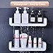 LAIGOO Adhesive Floating Shelf Wall Shelf Non-Drilling, U Bathroom Organizer Display Picture Ledge Shelf for Home Decor/Kitchen/Bathroom Storage-LPM02(M)