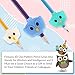 Firesara Training Grips, Original Owl Training Grips for Kids Handwriting Ergonomic 3 Fingers Sets Aid for Trainer Handwriting Posture Correction, Assorted Train Grips for Righties and Lefties (3Pcs)
