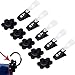 Anley Accessories 10 Pack Garden Flag Rubber Stoppers and Anti-Wind Clips - Durable & Weather Resistance for 5 Garden Flag Poles Stands - 10 Pieces Set