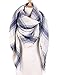Plaid Blanket Scarf for Women Winter Square Long Scarf Large Soft Tartan Shawl Wrap