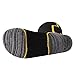 KitNSox Adult Youth Mid Calf Cushion Team Sports Number Socks for Basketball Football Baseball Gold/Black