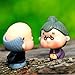 CosCosX Miniature Fairy Garden Grandpa&Grandma Ornament Bonsai Doll Dollhouse Plant Pot Figurine DIY Outdoor Desktop Decor Crafts Home Decoration