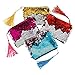 12 Mermaid Sequin Coin Purses and 1 Beaded Bracelet - Party Favors, Dress Up, Costumes, Travel Accessories