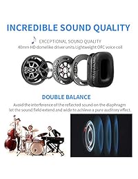 D1 TV auricular inalámbrico con Digital de 2,4 GHz Transmisor Charging Dock múltiples Auriculares conectados inalámbricos auriculares de diadema para computadora TV Radio por Artiste
