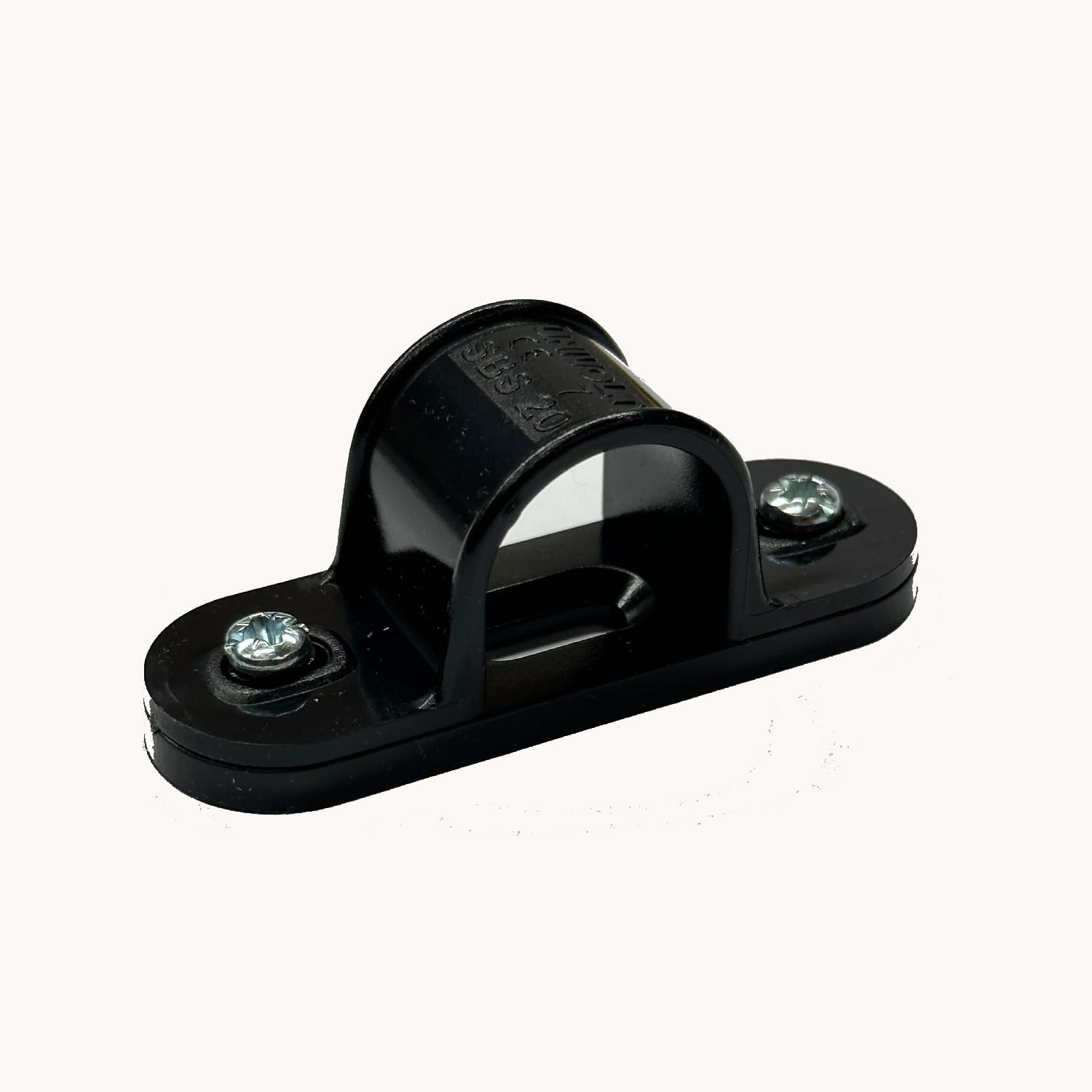 50 x 20MM Black Plastic Pvc Conduit Saddles