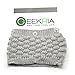 Geekria Knit Fabric Headband Cover Compatible with Sony WH-1000XM6/1000XM5/1000XM4/1000XM3, INZONE H3/H5/H7/H9 Beats Studio 3, Studio 2.0 Headphones, Replacement Repair Part (Grey)