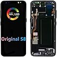 5.8" Original for Samsung S8 Touch Screen Display Digitizer S8 SM-G950A SM-G950U SM-G950FD SM-G950W LCD Screen Replacement (with Black Frame)