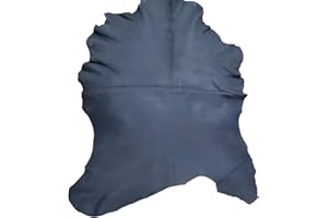 Deertan Goat Hide Leather Average Size 4 sqft (Black)