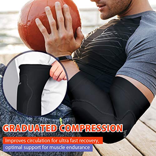 image for BenKen Elbow Brace Adjustable Elbow Support Compression Sleeves for Te