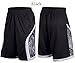 Mintsnow Men's Active Basketball Short in Mesh Fabric Black 3XL - 4XL