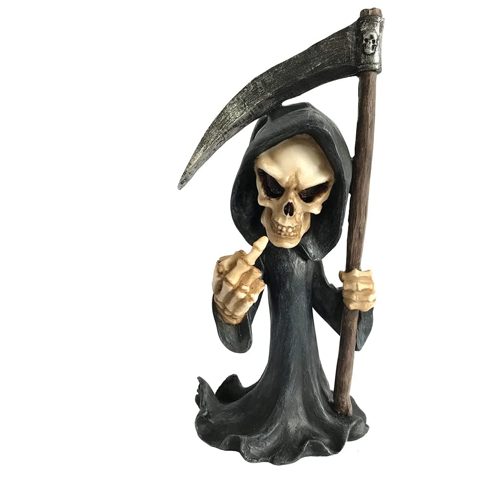 Nemesis Now Fear Cursing Grim Reaper Figurine, Black,21.5cm