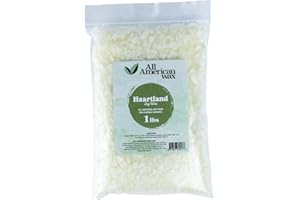 All American Wax Soy Wax Flakes – 1 lb Bag | Natural Soy Wax for Candle Making | Clean Burning, Easy to Melt, Great Scent Throw | DIY Candle Supplies