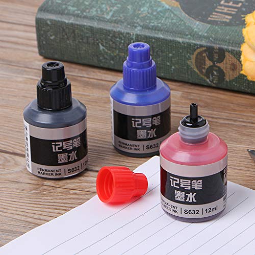 Lvyuanda 12ml Waterproof Instantly Dry Graffiti Paint Pen Oil Ink Refill for Marker Pens - Thumbnail 2