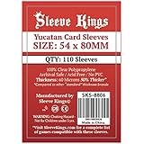 Sleeve Kings Yucatan Card Sleeves (Settlers of Catan Compatible) 54x80mm -110 Pack, 60 Microns