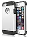 iPhone 5S Case,iPhone SE Case,Geminiman Hybrid Dual Layer Slim Case Flexible TPU Bumper & Hard PC Back Rugged Premium ShockProof Protective Durable Cover For iPhone 5S/SE/5(White)
