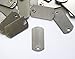 RMP Stamping Blanks, 1 Inch x 2 Inch Dog Tag with Dog Paw and Hole, Aluminum 0.063 Inch (14 Ga.) - 50 Pack