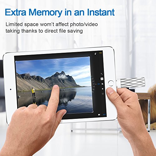 iPhone Lightning Flash Drive, Suntrsi jump drive External Memory Storage Lightning Memory Stick Pen Drive OTG Flash Drive Compatible to iPhone,iPad,iPod,Mac and PC (32G Silver) - Thumbnail 4