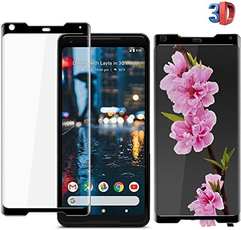 Google Pixel 2 XL Screen Protector, 3D Premium Tempered Glass [Full Coverage] [Ultra-Clear] [Bubble-free] Tempered Glass Screen Protector for Google Pixel 2XL