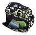 Insulated Durable Lunch Bag - Reusable Meal Tote With Handle and Pockets - Motorcycle Shredder