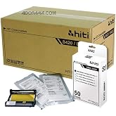 HiTi Digital Inc. 4x6" 50 Prints Photo Paper &amp; Ribbon Pack for S400/420 Printer - Carton (12 Packs)