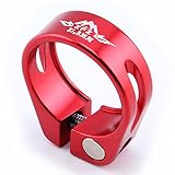 ZFZ 31.8 34.9 MM Bicycle Seat tube Seat rod Post Clip MTB Road Biker 27.2 30.4 30.8 31.6 (Red31.8MM)