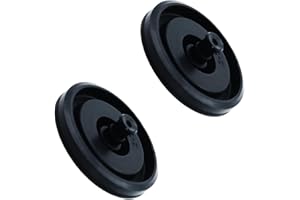 Ruinuonice Toilet Fill Valve Seal Replacement Part for Kohler 83143 - Compatible with Fluidmaster 242/400/747 - Rubber Diaphragm Assembly for DIY Toilet Tank Repair & Leak Prevention (Black-2Pack)