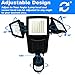 Solar Lights Motion Sensor, Costech 182 LED 1000 Lumens Outdoor Sensor Light Weatherproof Triple Dual Head Outdoor Motion Sensor Fire Flood Light, Ultra-Bright for Patio, Deck, Yard, Garden, Driveway