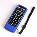 SIKAI Remote Case for Vizio XRT112 / XRV4TV Smart TV Remote Skin-Friendly Silicone Cover for Vizio XRT112 / XRV4TV Remote Control Shockproof Anti-Lost with Remote Loop (Blue)