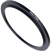 GZNLY 67mm to 77mm Step-up Adapter Rings Filter Adapter Black Metal Step Down Filter Ring Adapter Compatible with All Brand UV CPL ND Camera Lens Filter Stepping Rings (67mm-77mm)
