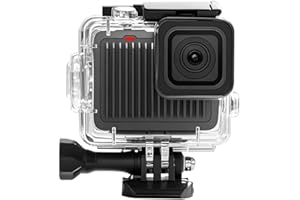 KETOPKIN Waterproof Case for GoPro Hero 4K Compact Waterproof Camera,60M/196FT Underwater Diving Housing Cover Protective Shell for Go Pro Hero 4K with Bracket Accessories