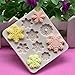 GerTong 1PCS Silicone Cake Mould Snowflake Shape Cake Candy Molds Chocolate Pudding Jelly Fruit Pie Fondant Decorating Mould DIY Tool