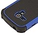 kwmobile Full Armor Case for Samsung Galaxy S3 Mini i8190 - Heavy Duty Shockproof Protective Hybrid Case Cover - Blue/Black