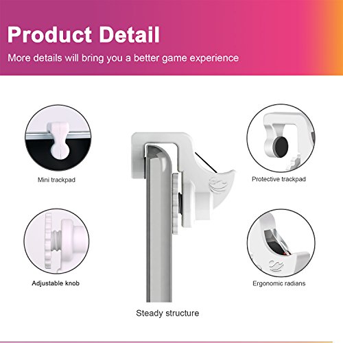 Mobile Game Controller for Fortnite/PUBG/Knives Out/Rules of Survival Button Touch Sensitive Shoot and Aim Triggers Accessories Joystick and Mobile Gamepad for Android IOS Phones Upgraded Version