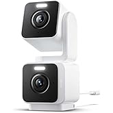 Wyze Duo Cam Pan Smart Home Security Camera Indoor/Outdoor Use, IP65 2K 360° Pan/Tilt, Color Night Vision, Alexa & Google Ass
