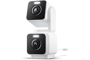 Wyze Duo Cam Pan Smart Home Security Camera Indoor/Outdoor Use, IP65 2K 360° Pan/Tilt, Color Night Vision, Alexa & Google Ass