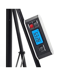 Inclinómetro, risepro Digital Protractor Angle Finder Nivel inclinómetro magnética V Groove 0 ~ 360 grados con retroiluminación 82413b